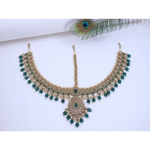 Alluring Polki Mathapati