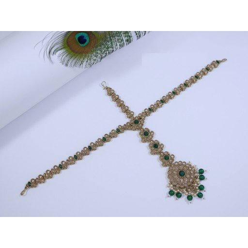 Alluring Polki Mathapati