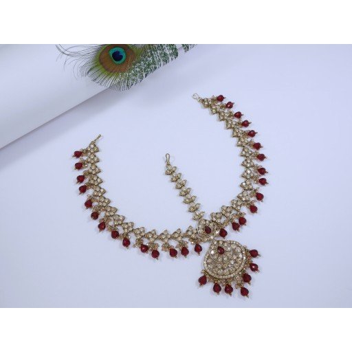 Captivating Polki Mathapati