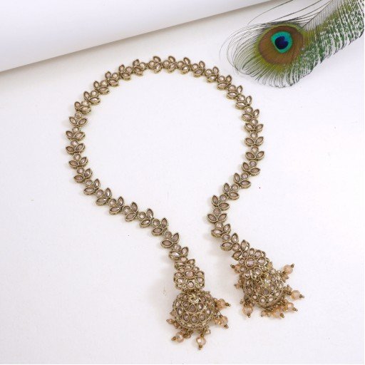 Alluring Polki Mathapati