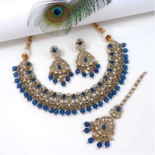 Beautiful Polki Necklace Set