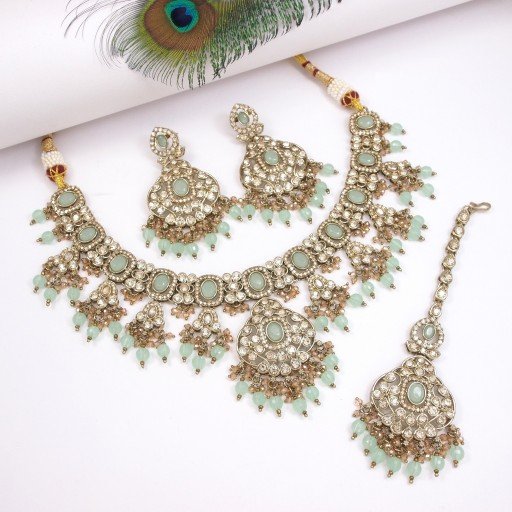 Radiant Polki Necklace Set