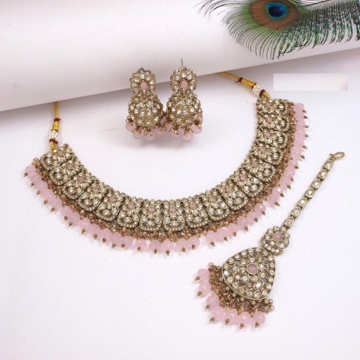 Resplendent Polki Necklace Set