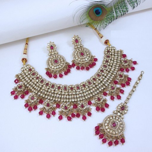 Antique Polki Necklace Set