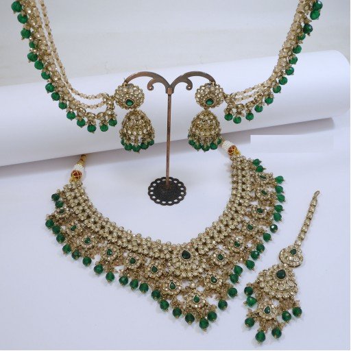 Charming Polki Necklace Set