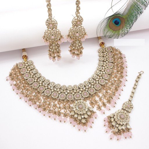 Glorious Polki Necklace Set