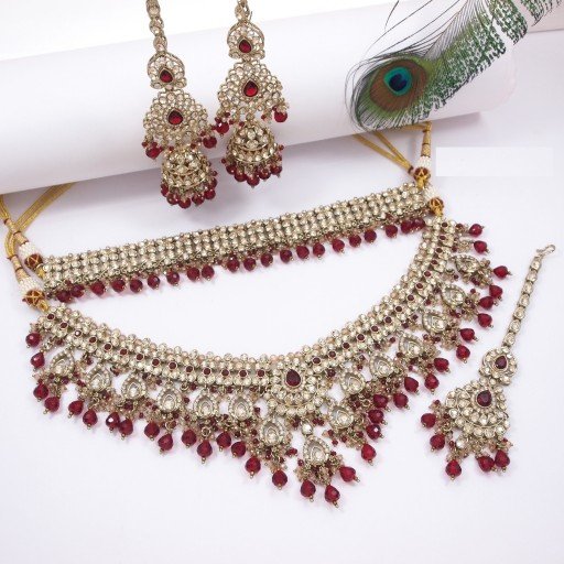 Magnificent Polki Necklace Set