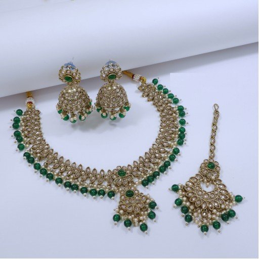 Beautiful Polki Necklace Set
