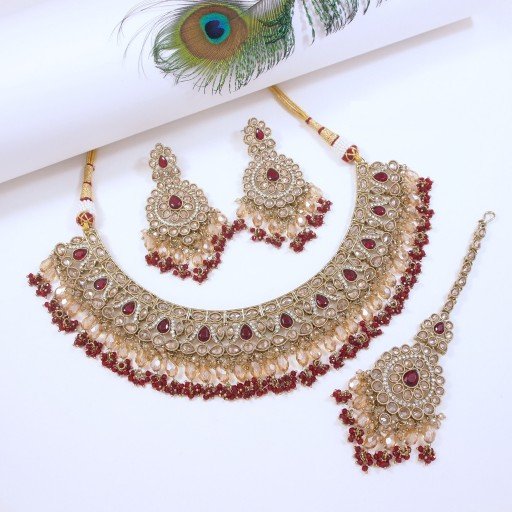 Radiant Polki Necklace Set