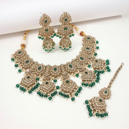Alluring Polki Necklace Set