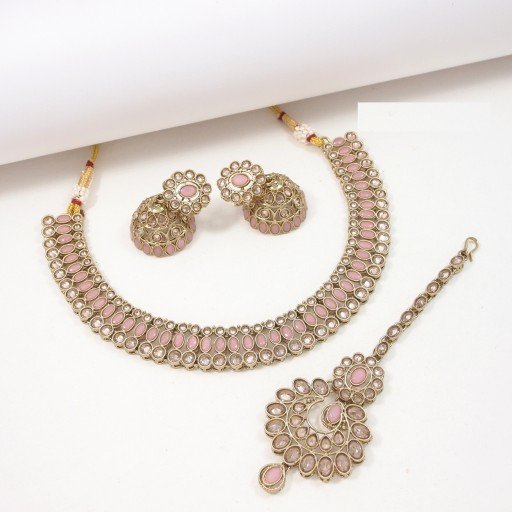 Antique Polki Necklace Set