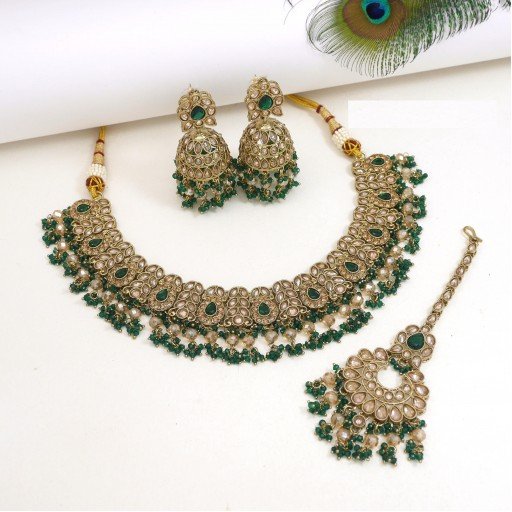 Glorious Polki Necklace Set