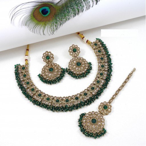 Stylish Polki Necklace Set