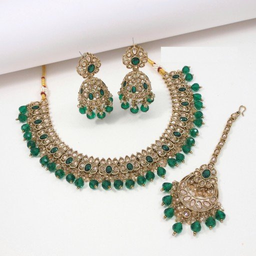 Beautiful Polki Necklace Set