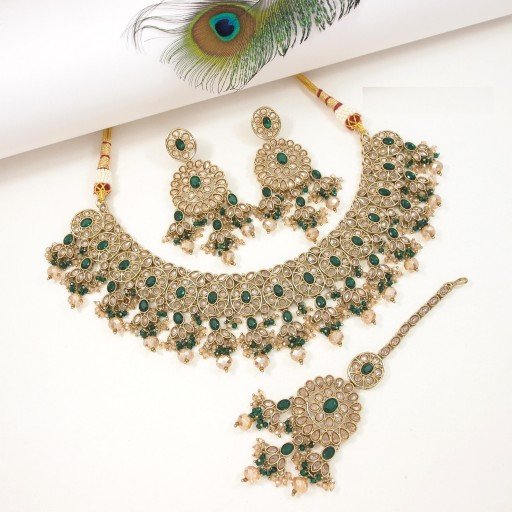 Glorious Polki Necklace Set