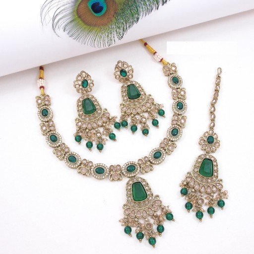 Magnificent Polki Necklace Set