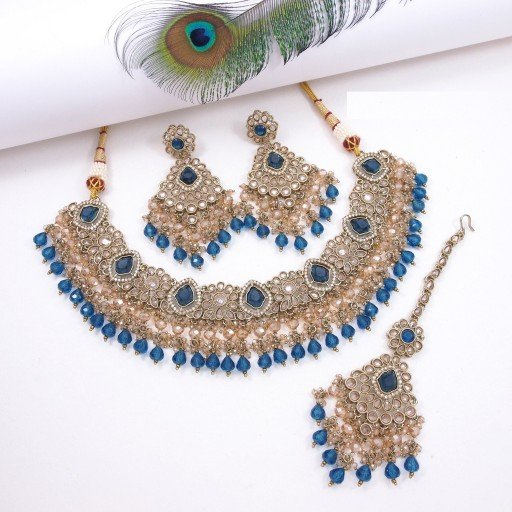Radiant Polki Necklace Set