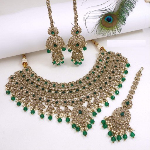 Magnificent Polki Necklace Set