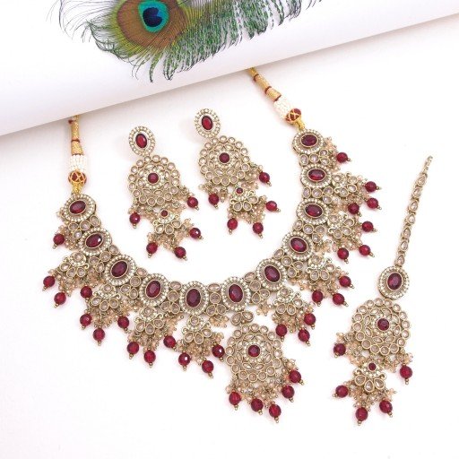Radiant Polki Necklace Set