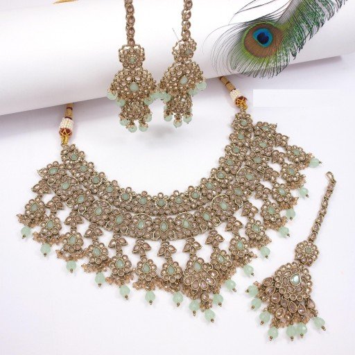 Antique Polki Necklace Set