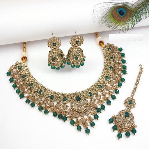Glorious Polki Necklace Set