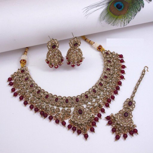 Ravishing Polki Necklace Set