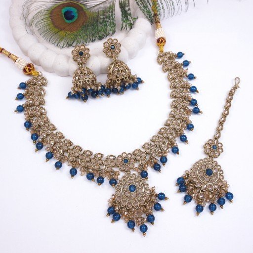 Stunning Polki Necklace Set