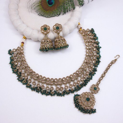 Glorious Polki Necklace Set