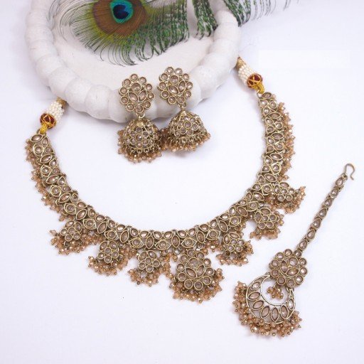 Magnificent Polki Necklace Set