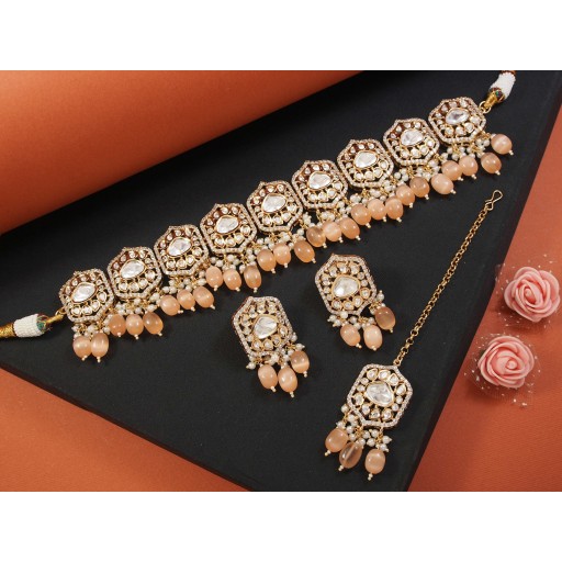 Engaging Real Kundan Necklace Set
