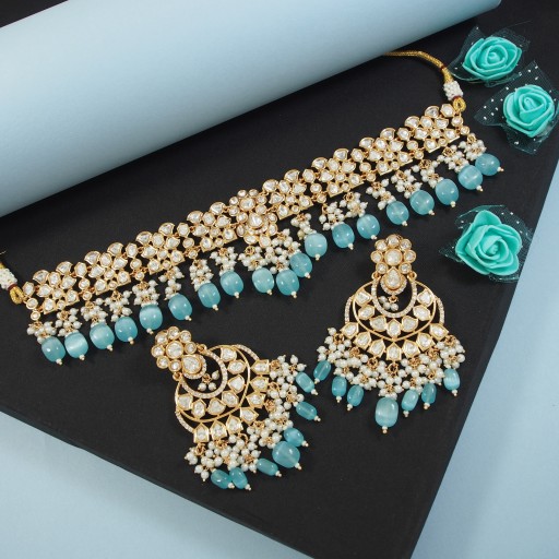 Fascinating Real Kundan Necklace Set