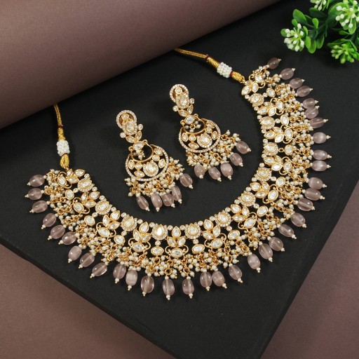 Magnificent Real Kundan Necklace Set