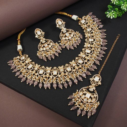 Pretty Real Kundan Necklace Set