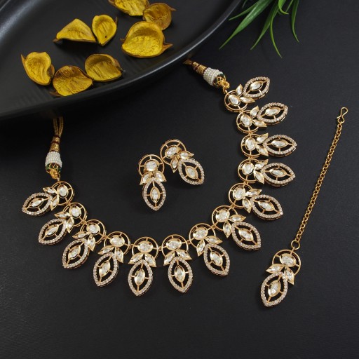 Ravishing Real Kundan Necklace Set