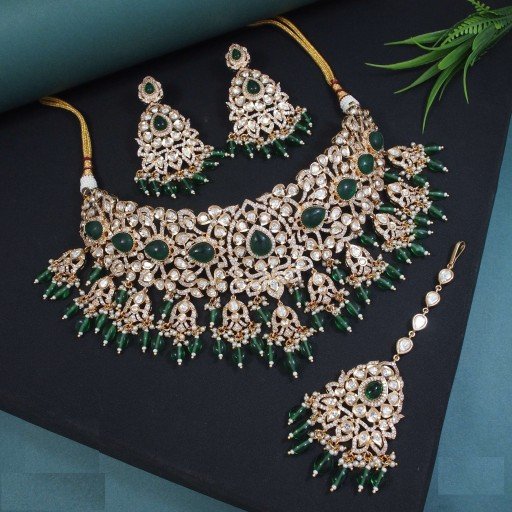 Marvellous Real Kundan Necklace Set