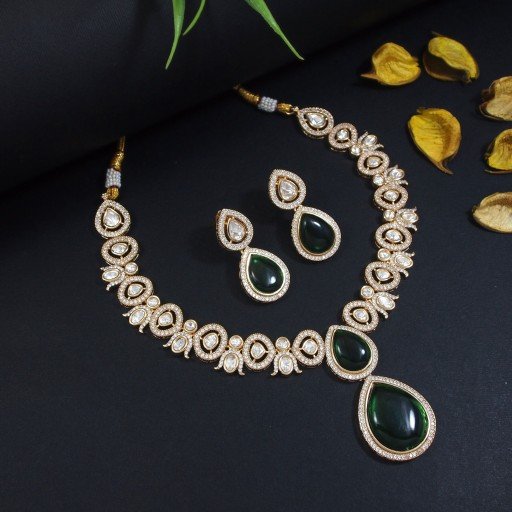 Radiant Real Kundan Necklace Set