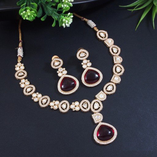 Ravishing Real Kundan Necklace Set