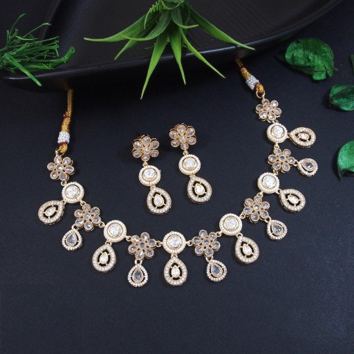 Resplendent Real Kundan Necklace Set