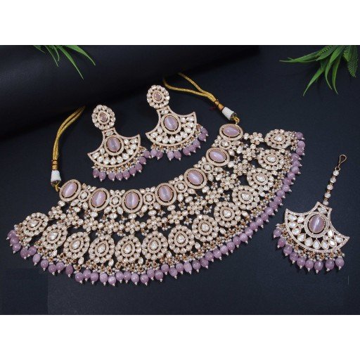 Attractive Real Kundan Necklace Set