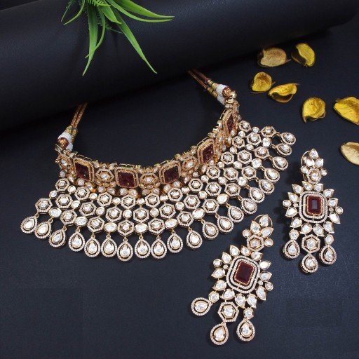 Charismatic Real Kundan Necklace Set