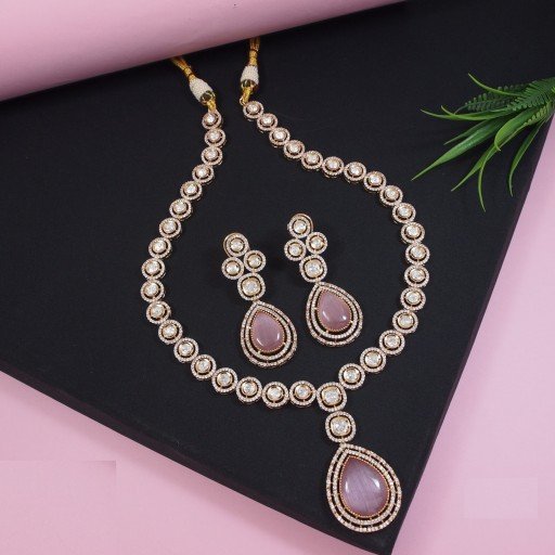 Charming Real Kundan Necklace Set
