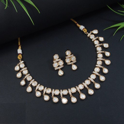 Radiant Real Kundan Necklace Set