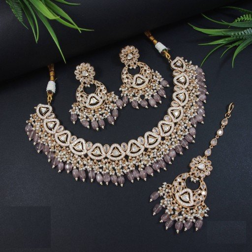 Beautiful Real Kundan Necklace Set
