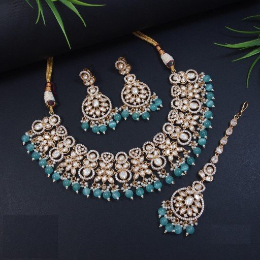 Engaging Real Kundan Necklace Set