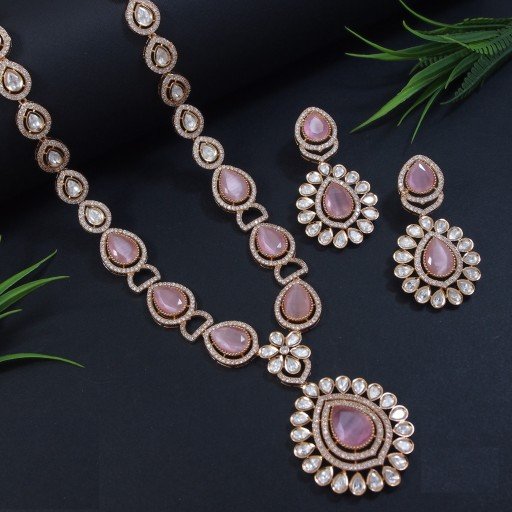 Glamorous Real Kundan Necklace Set