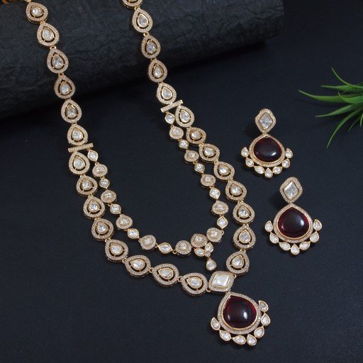 Prettyish Real Kundan Necklace Set