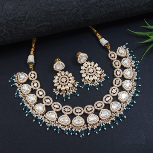 Radiant Real Kundan Necklace Set