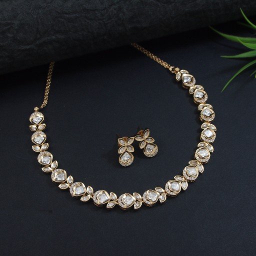 Antique Real Kundan Necklace Set