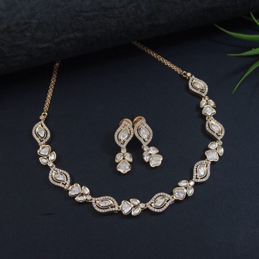 Beautiful Real Kundan Necklace Set
