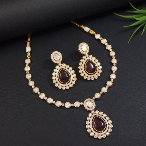 Charismatic Real Kundan Necklace Set